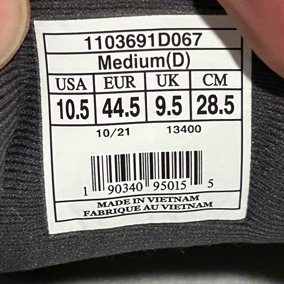 Brooks Ghost 14 Mens Running Walking Shoes Gray Athletic Sneakers Size 10.5 D - Picture 7 of 9